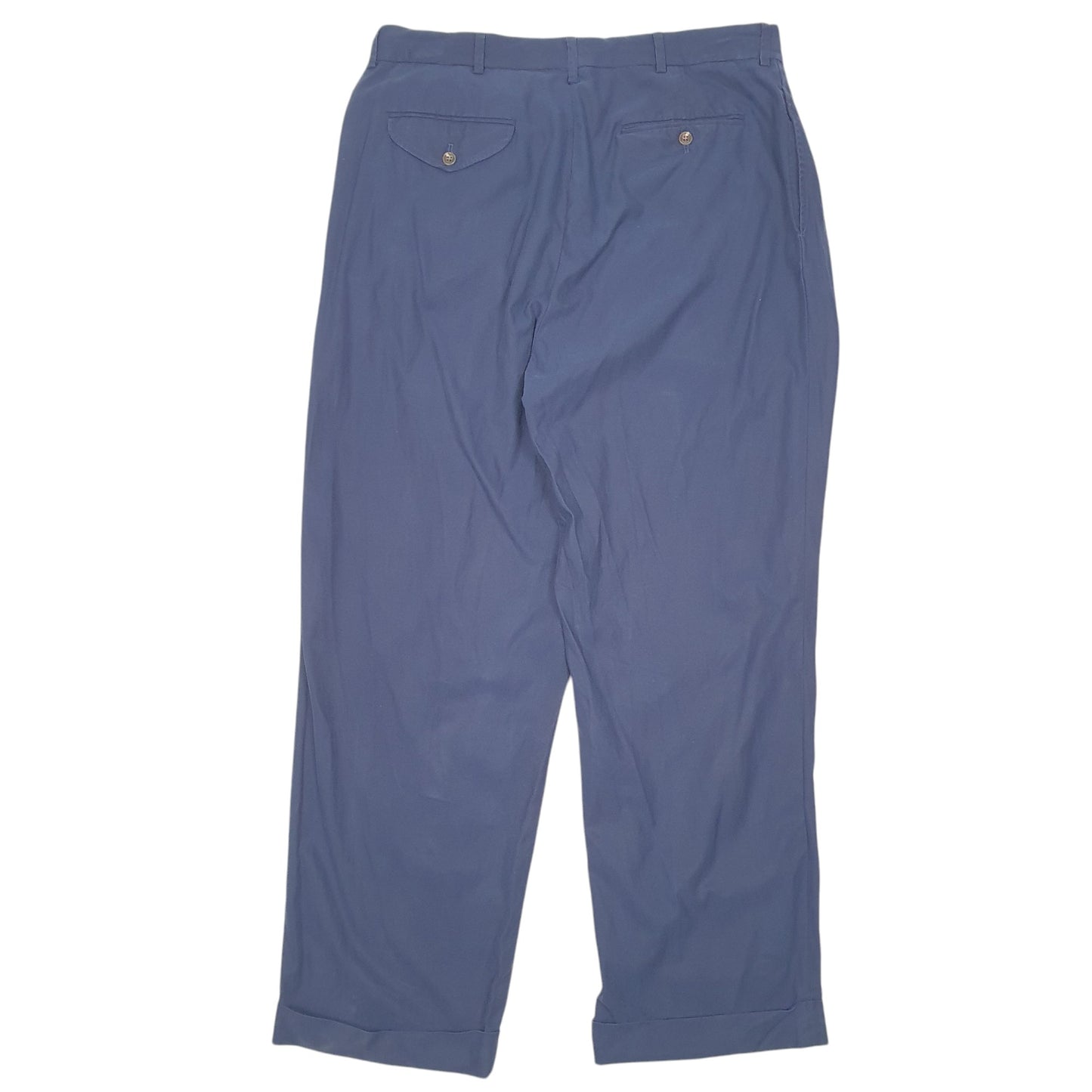 Mens Navy Polo Ralph Lauren Golf Double Pleated Lightweight Blend Chino Trousers