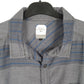 Mens Grey Burneside  Short Sleeve Shirt