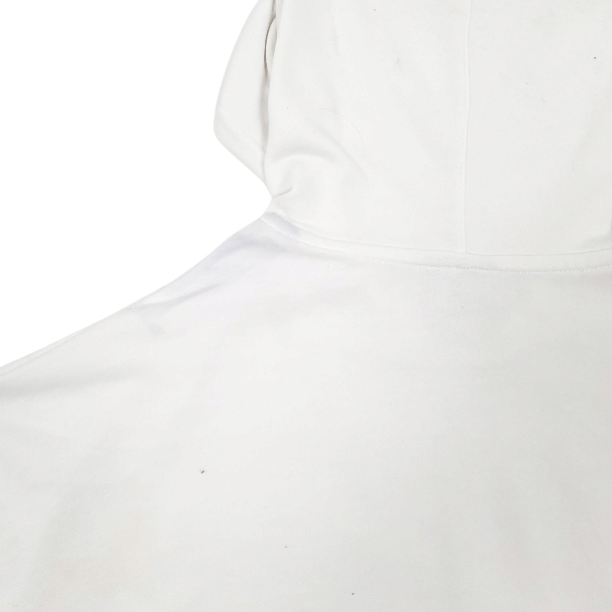 Womens White Nike Croptop Hoodie Jumper