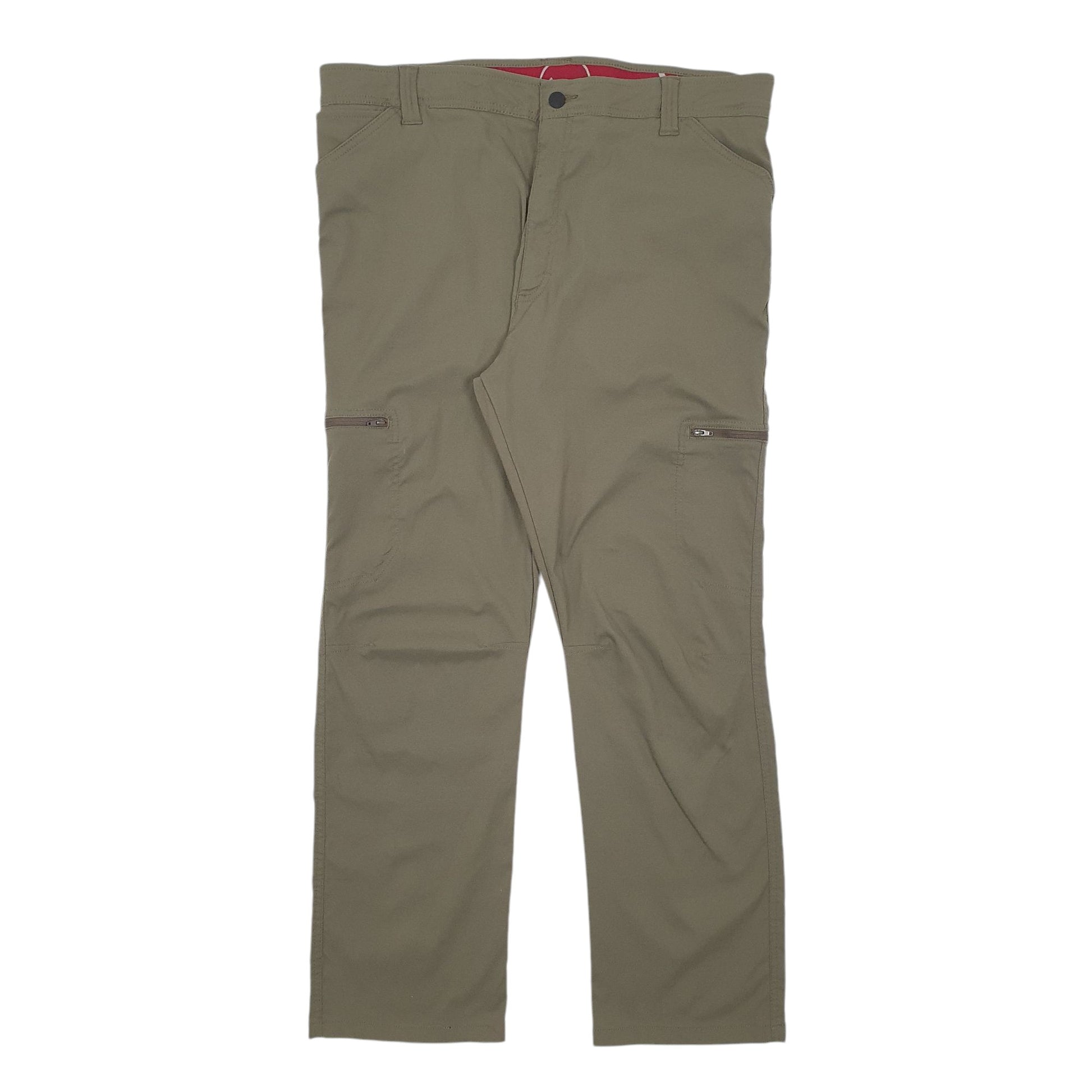 Mens Khaki Wrangler  Walking Trousers