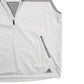 Mens White Adidas Gilet Quarter Zip Jumper