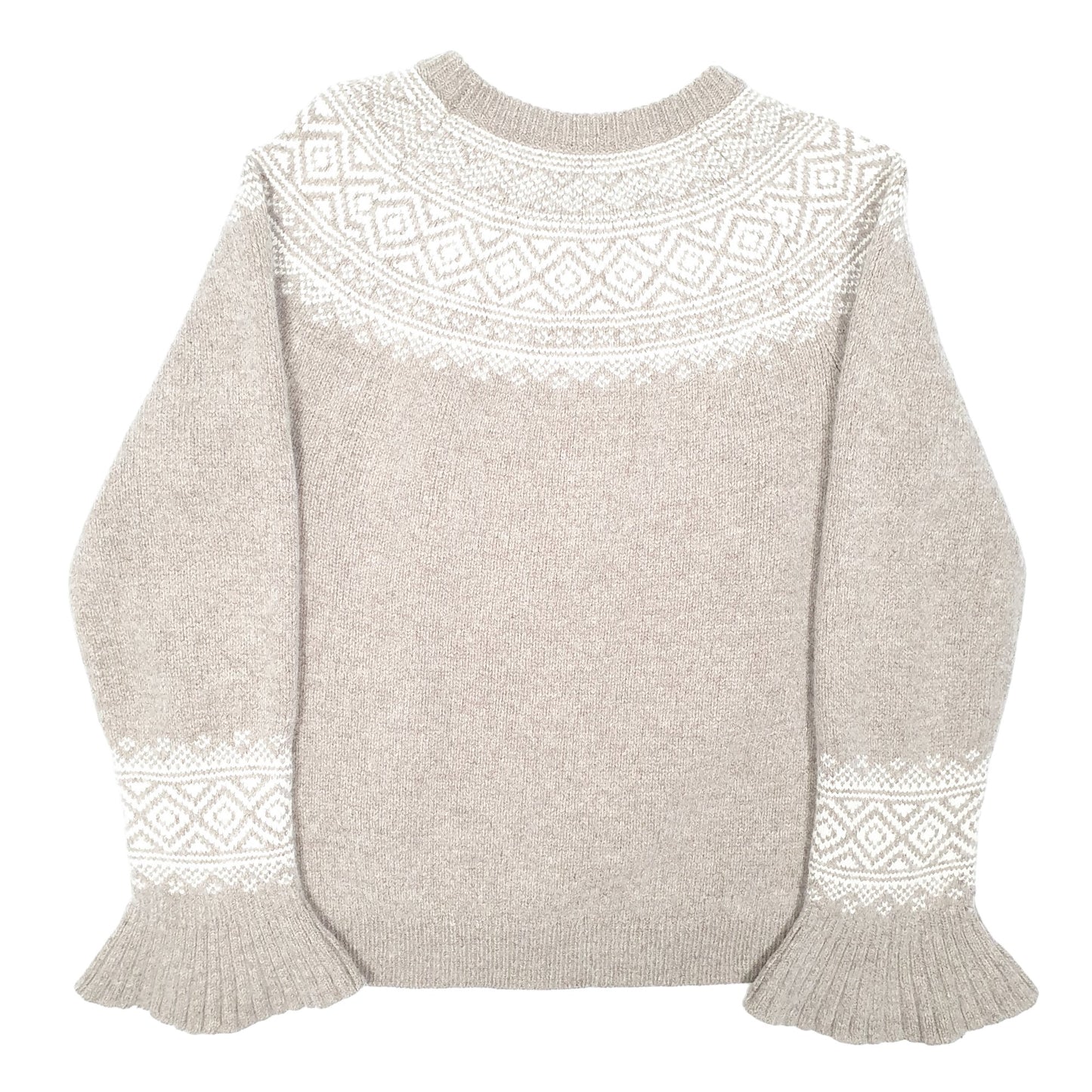 Womens Beige J.Crew Merino Knit Crewneck Jumper