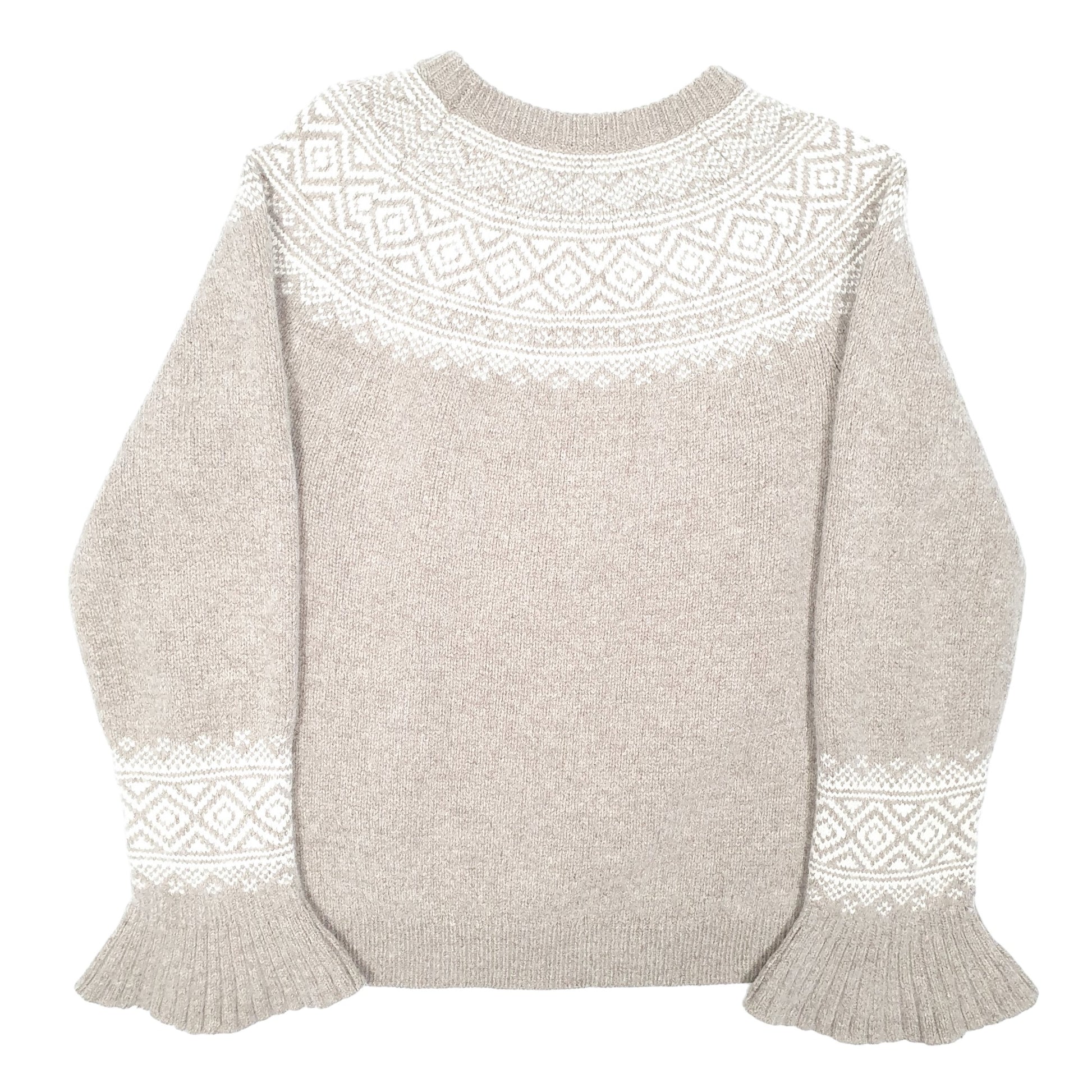 Womens Beige J.Crew Merino Knit Crewneck Jumper