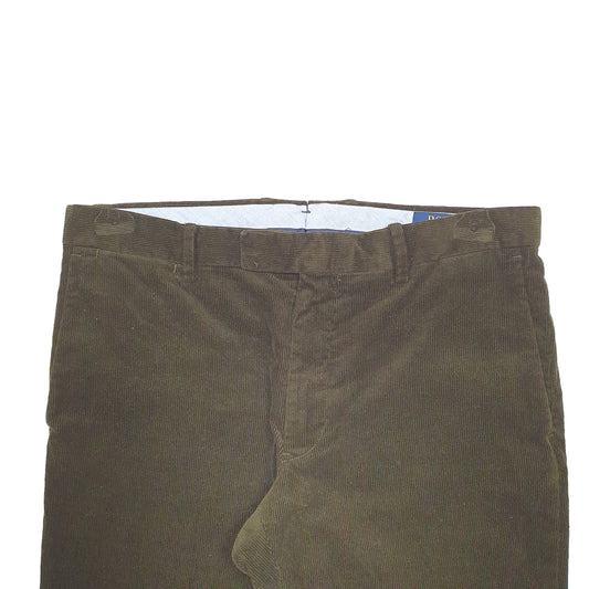 Mens Khaki Polo Ralph Lauren  Corduroy Trousers