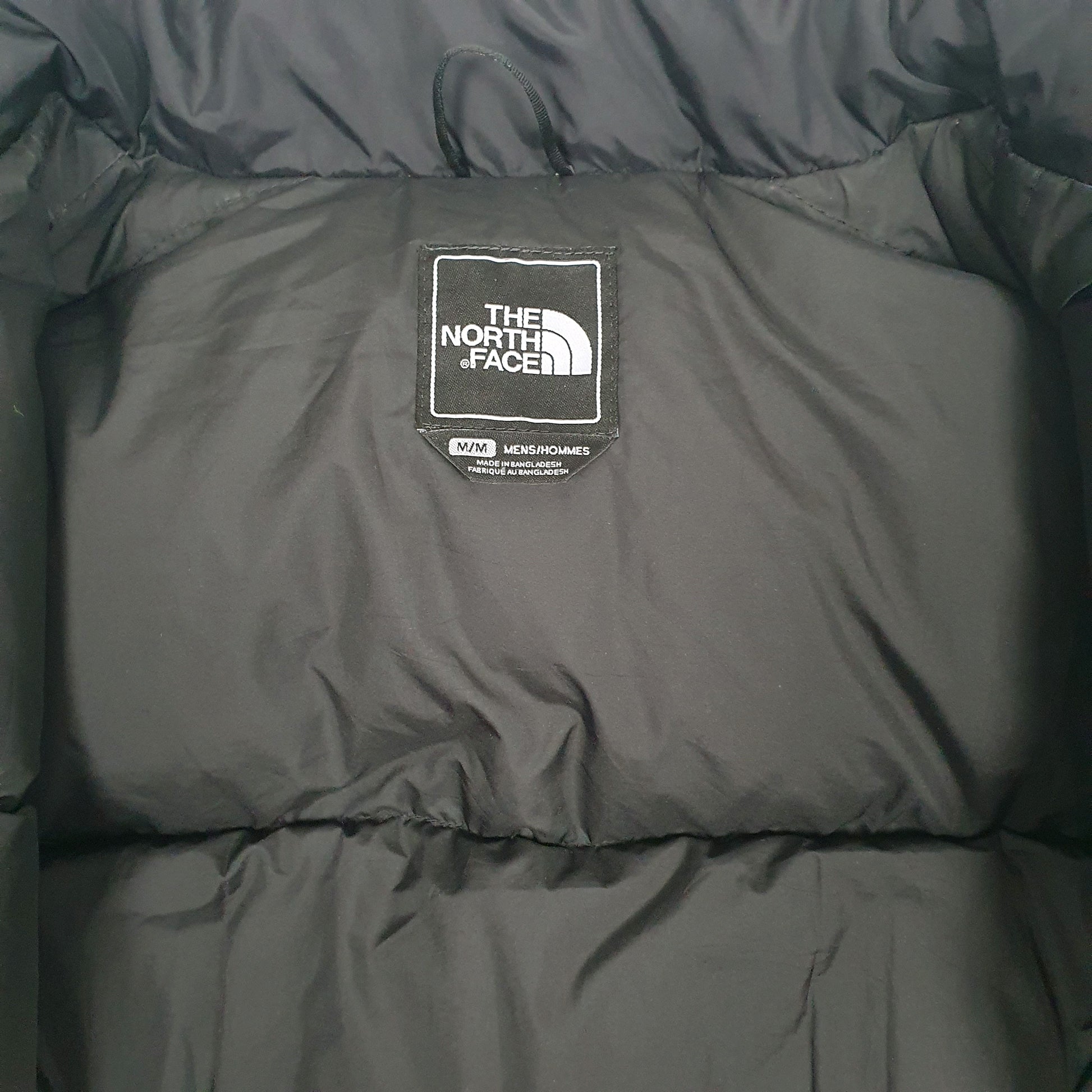 Mens Black The North Face Nuptse 700  Coat