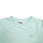 Womens Green Fila  Crewneck Jumper