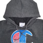 Womens Grey Champion Spellout Hoodie Jumper