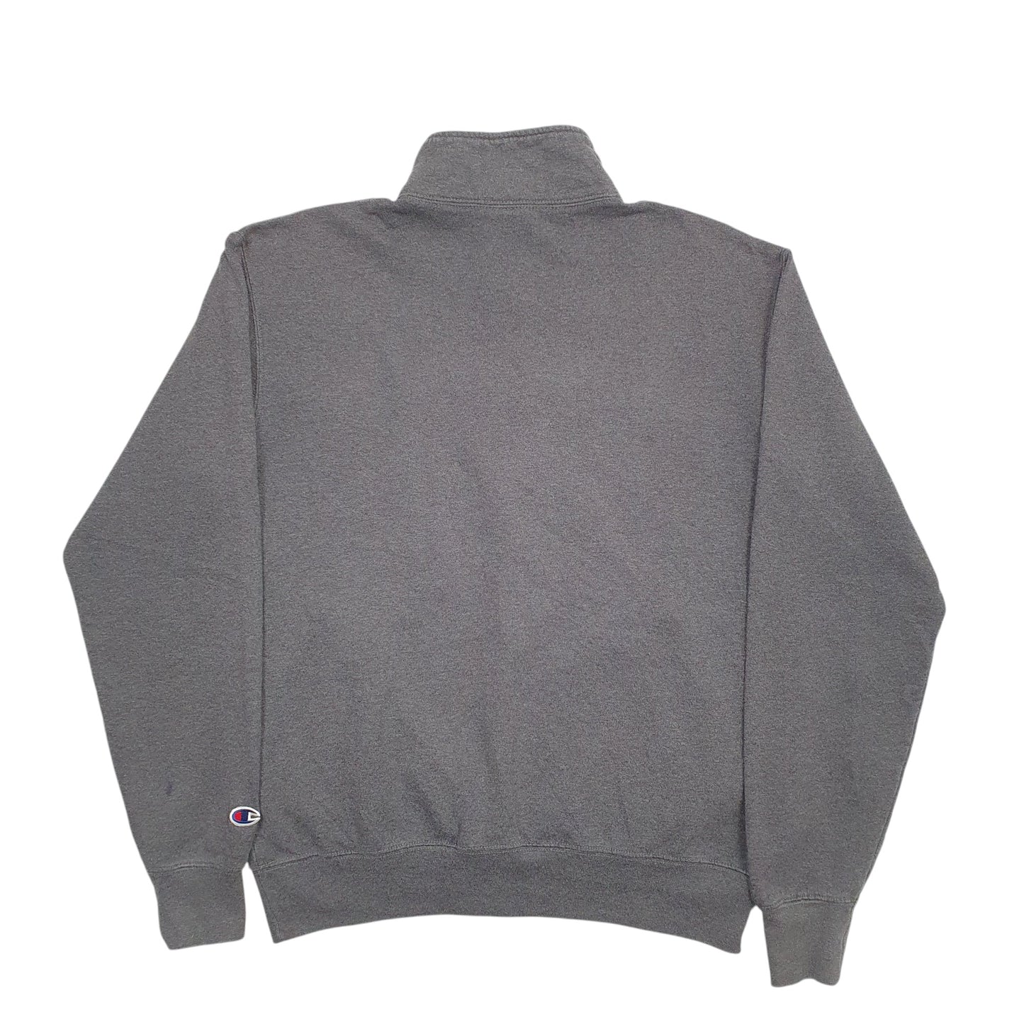 Mens Grey Champion  Quarter Zip Jumper