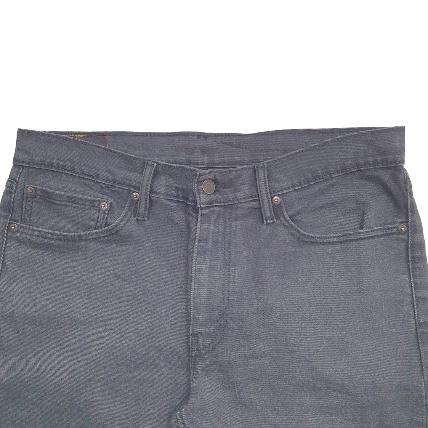 Mens Black Levis Denim Jeans Jorts 511 Slim Denim Shorts