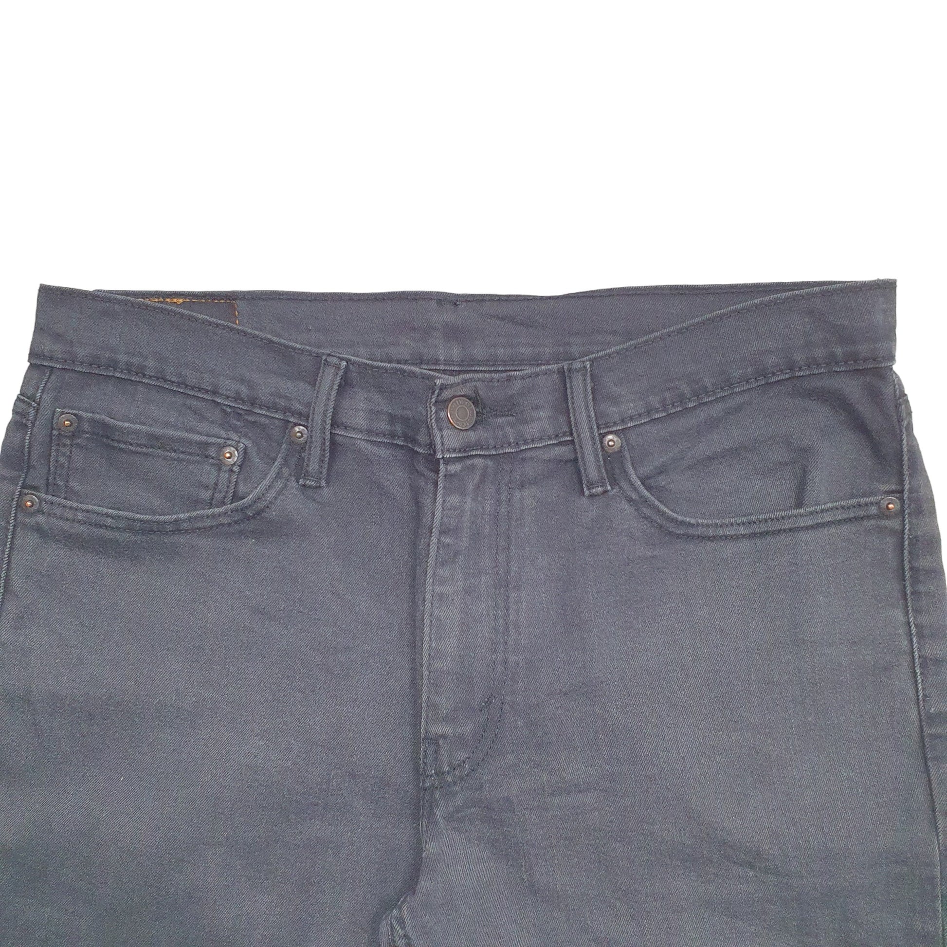 Mens Black Levis Denim Jeans Jorts 511 Slim Denim Shorts