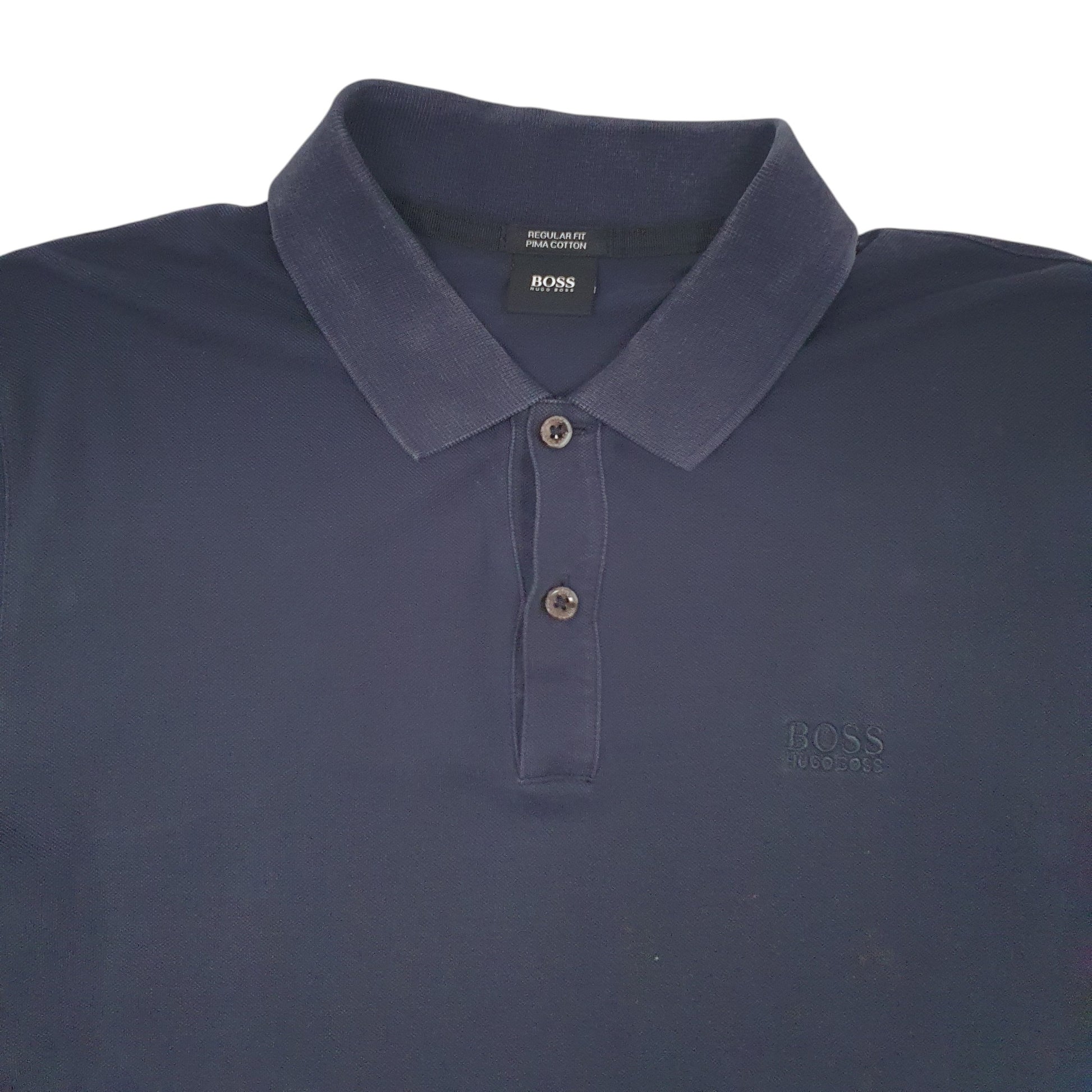 Mens Black Hugo Boss  Short Sleeve Polo Shirt