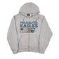 Mens Grey NFL Philadelphia Eagles Full Zip Jumper