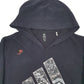 Womens Black Adidas Spellout Hoodie Jumper