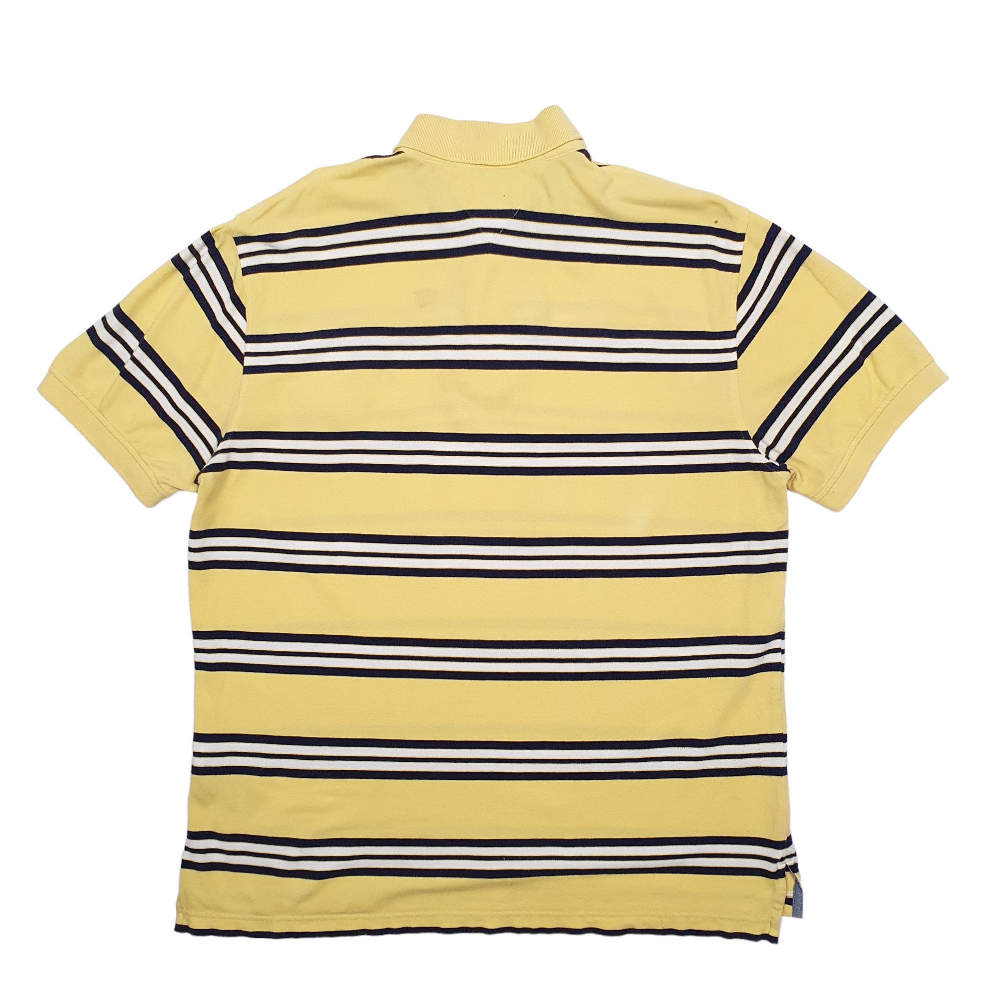Mens Yellow Tommy Hilfiger  Short Sleeve Polo Shirt