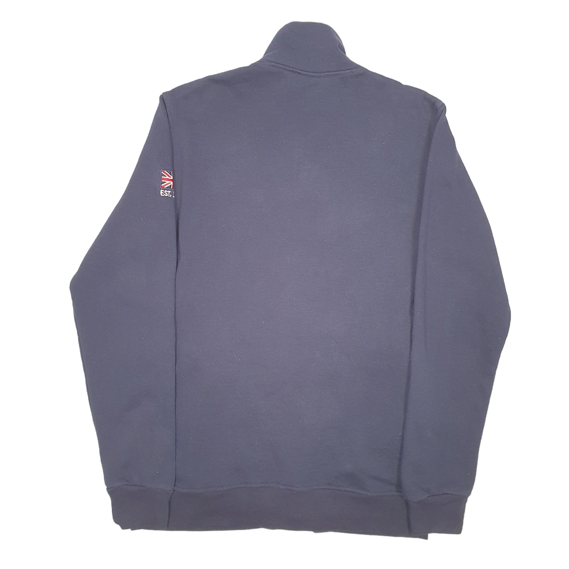 Womens Navy Oxford University Sweatshirt Track Top Rowing Full Zip Jumper