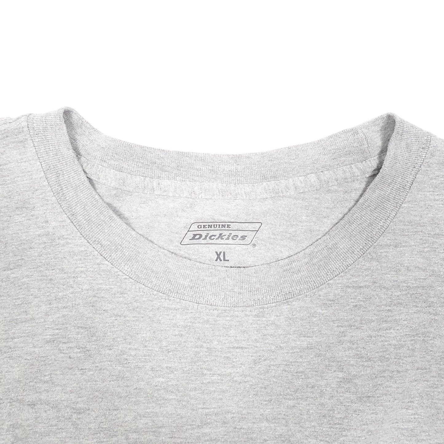 Mens Grey Dickies Pocket Workwear Short Sleeve T Shirt