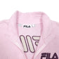 Womens Pink Fila  Quarter Zip Jumper