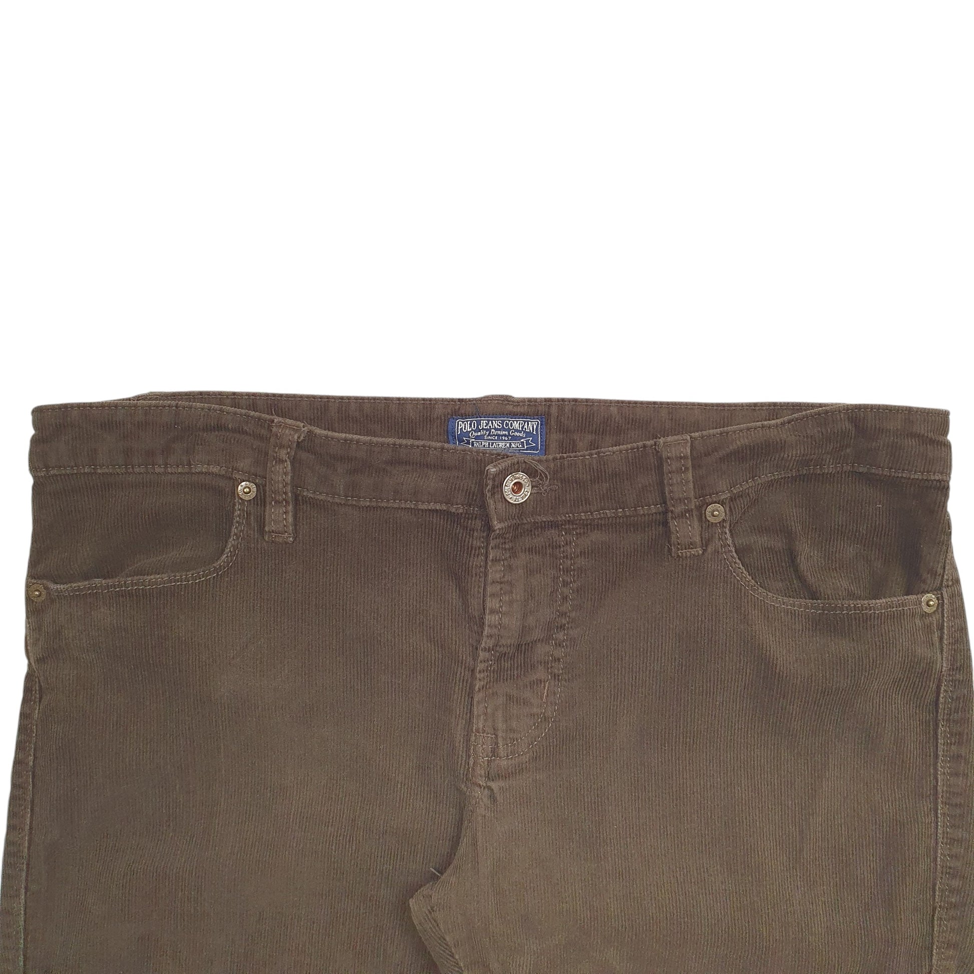 Womens Brown Ralph Lauren  Corduroy Trousers