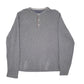 Mens Grey Tommy Hilfiger Button Up Quarter Zip Jumper