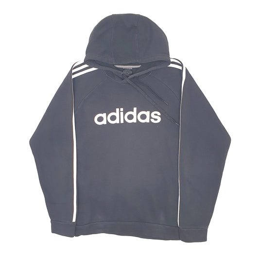 Mens Black Adidas  Hoodie Jumper