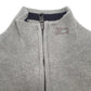 Mens Grey Nautica Knitwear Quarter Zip Jumper