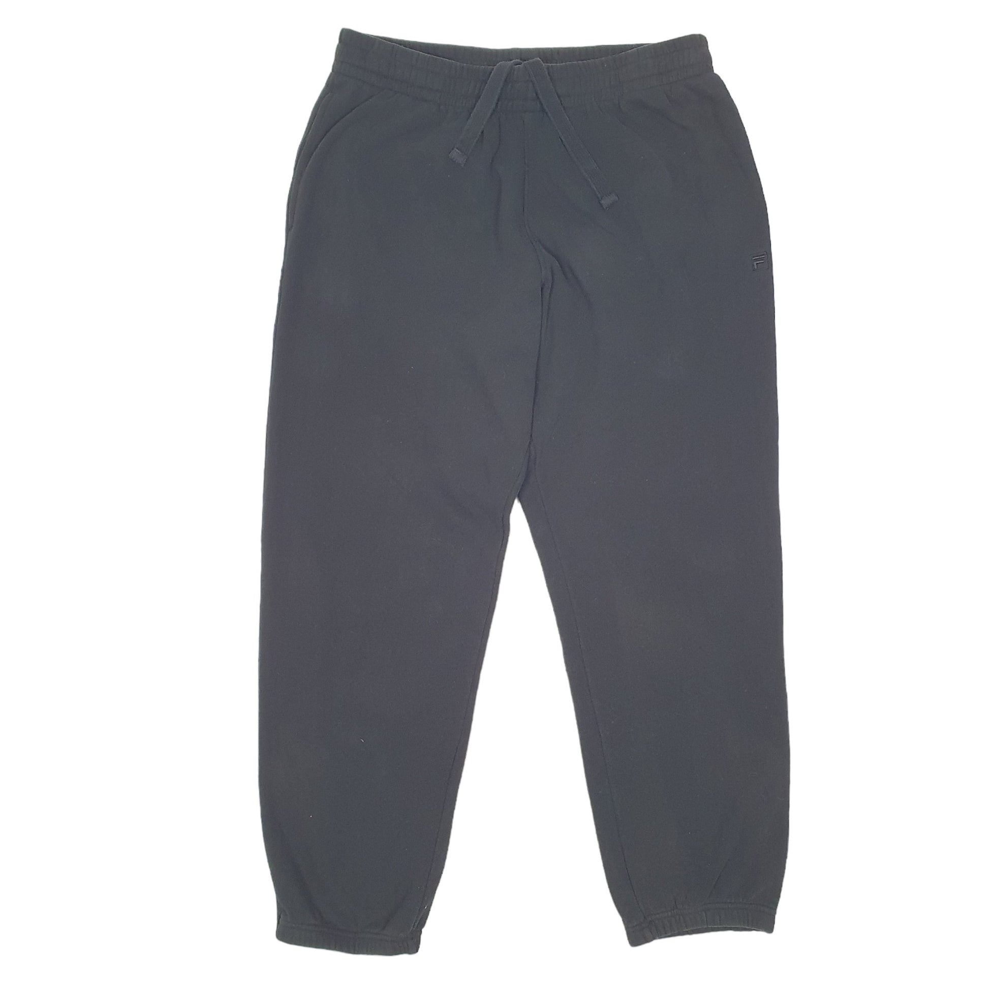 Mens Black Fila  Jogger Trousers