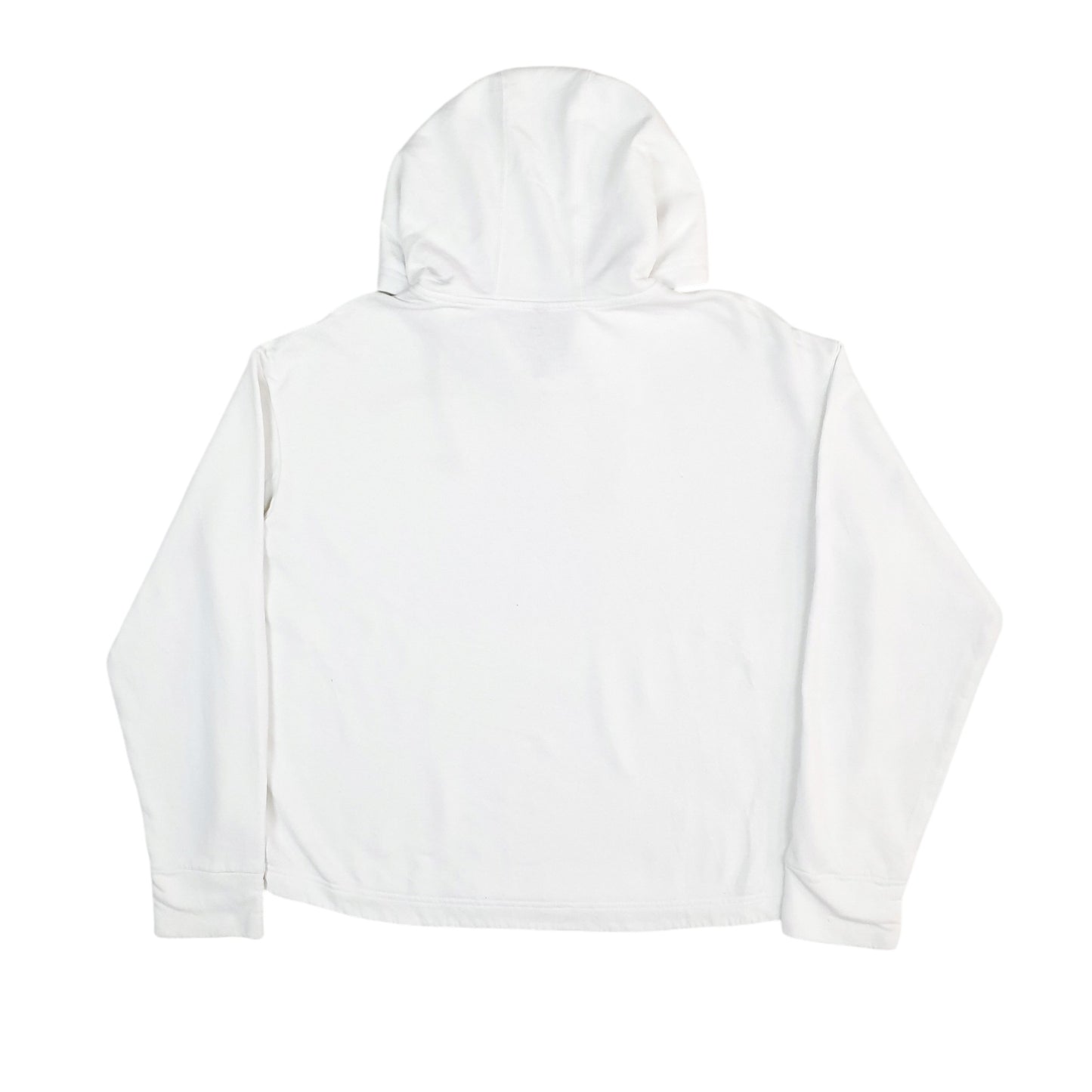 Womens White Adidas  Hoodie Jumper