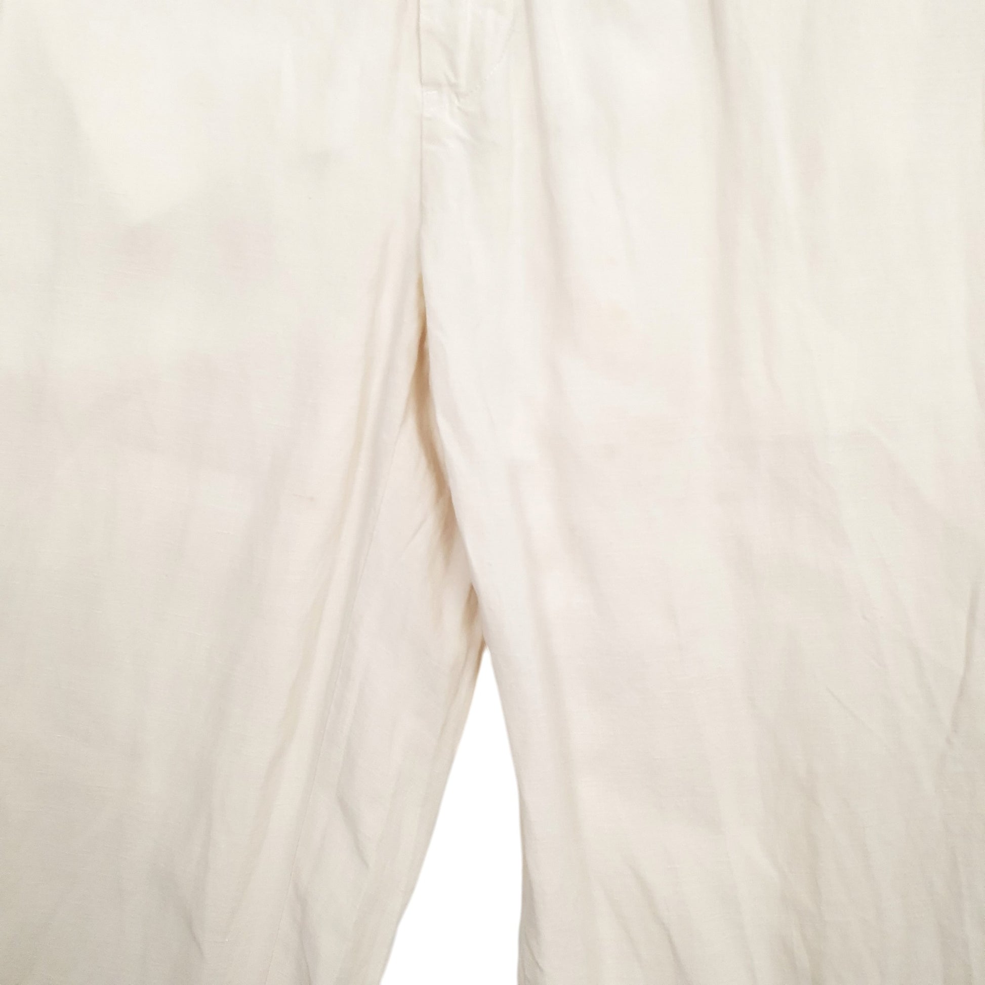 Mens Cream Polo Ralph Lauren Vintage 2000's Chino Trousers