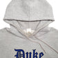Mens Grey Adidas Duke Tennis Spellout Hoodie Jumper