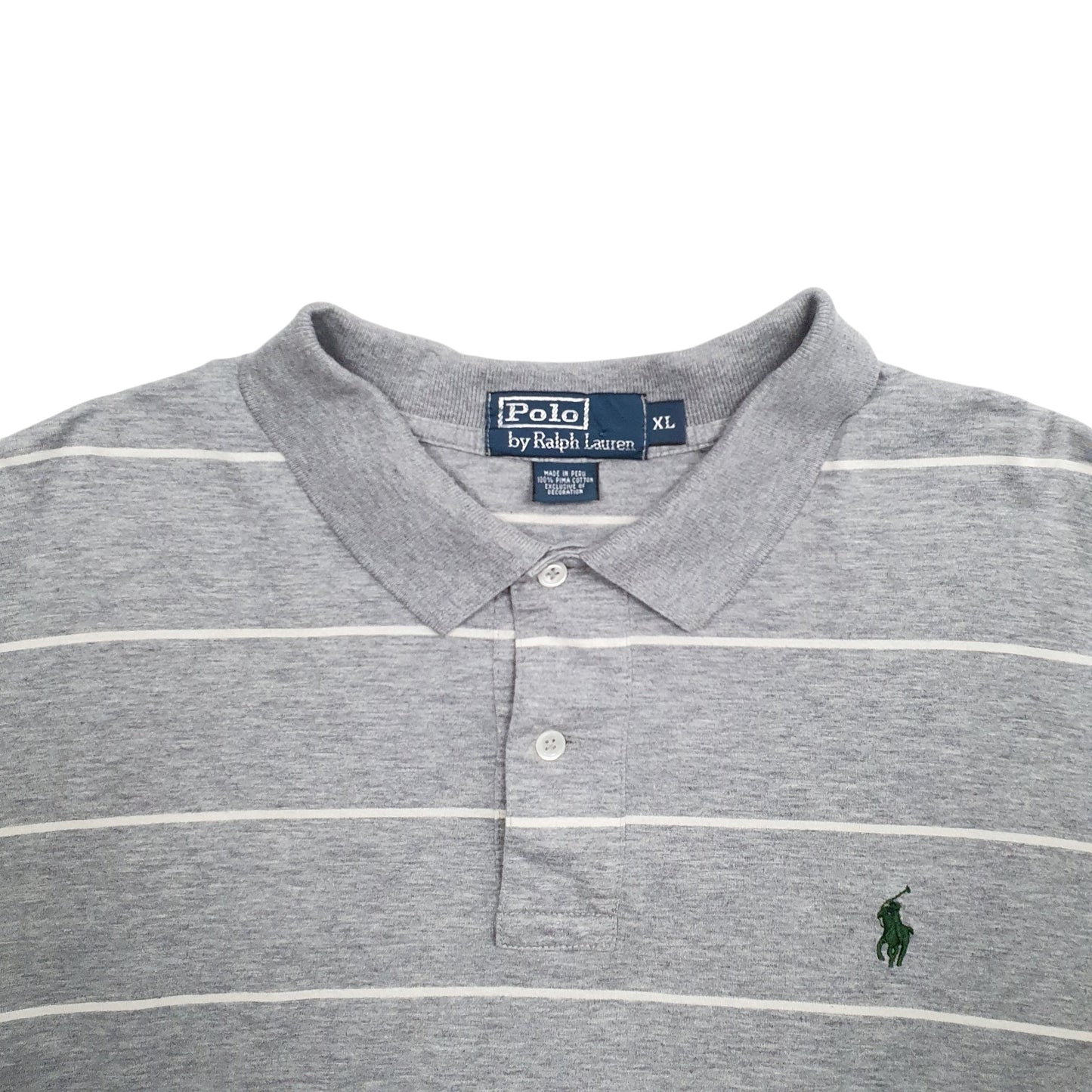 Mens Grey Polo Ralph Lauren  Short Sleeve Polo Shirt