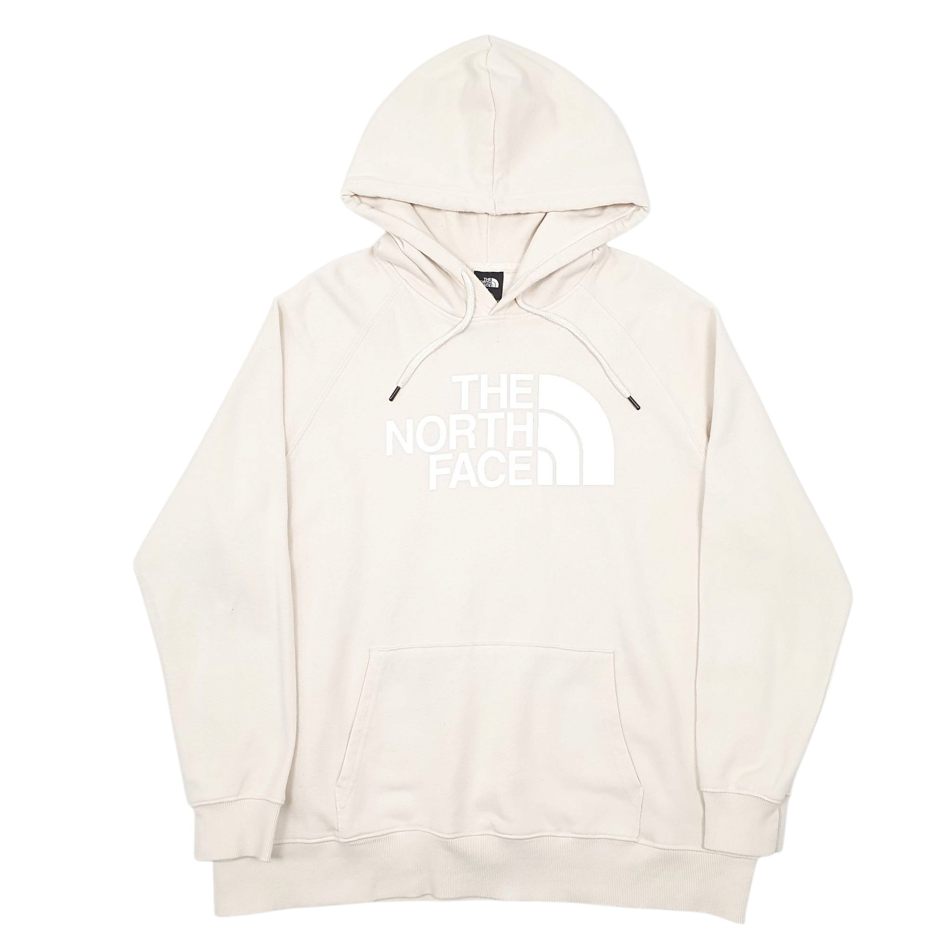 Womens Beige The North Face Spellout Hoodie Jumper