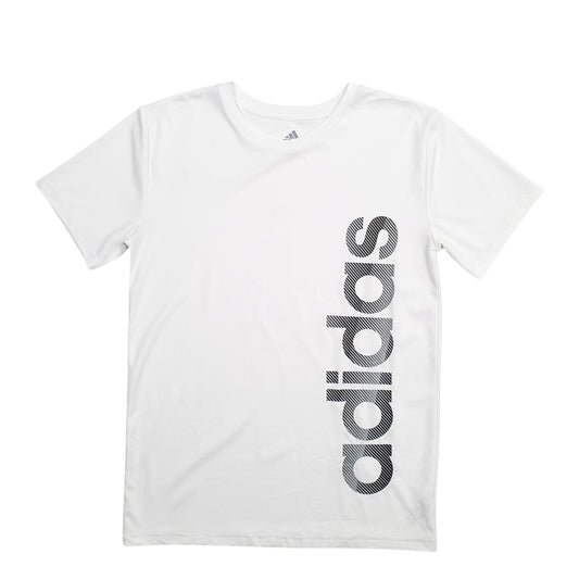 Mens White Adidas  Short Sleeve T Shirt