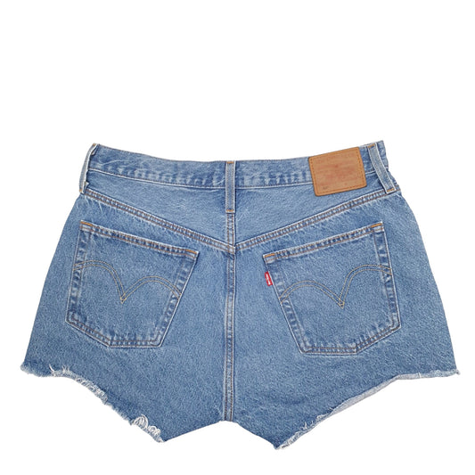 Womens Blue Levis 501 Denim Jorts Denim Shorts
