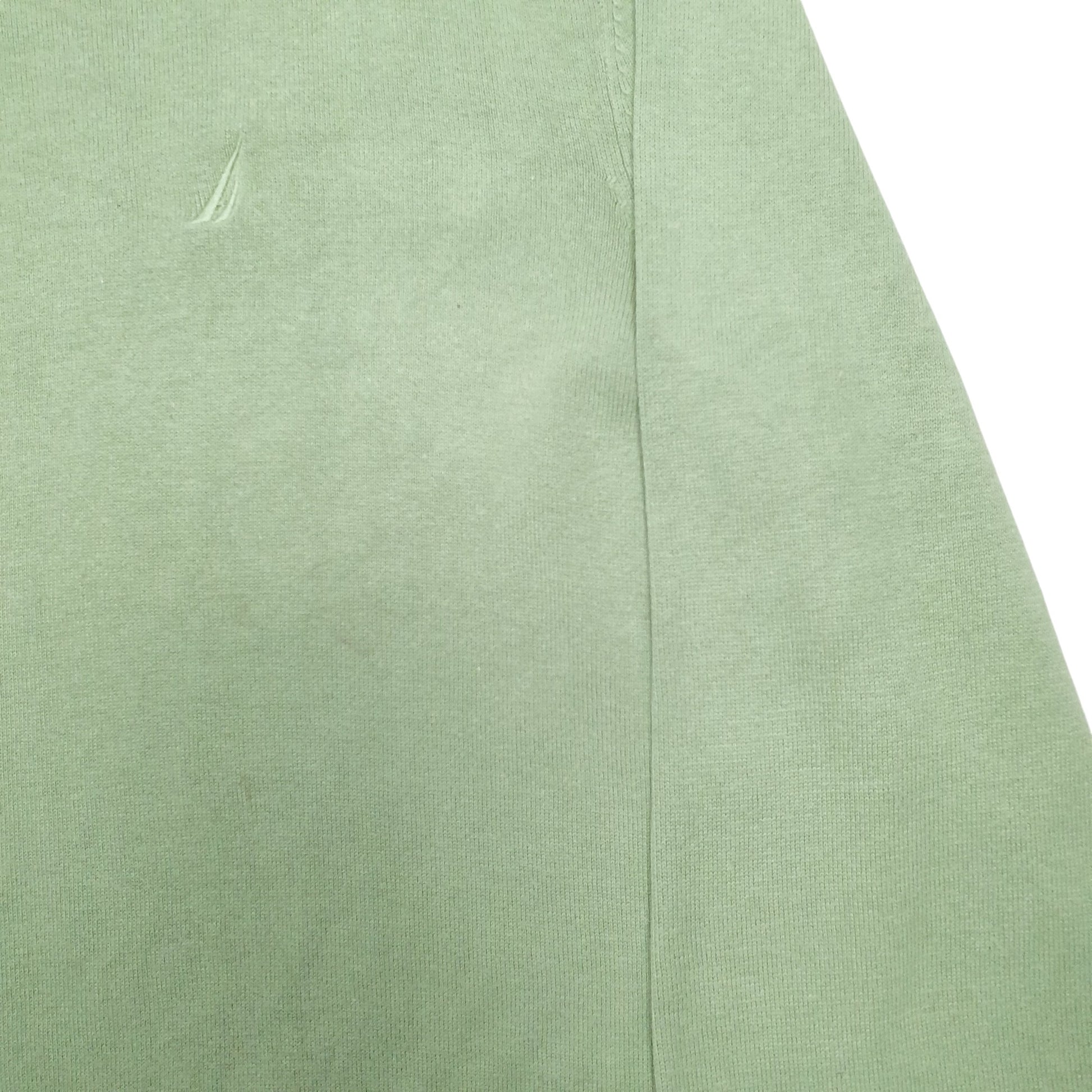 Mens Green Nautica Knit Crewneck Jumper