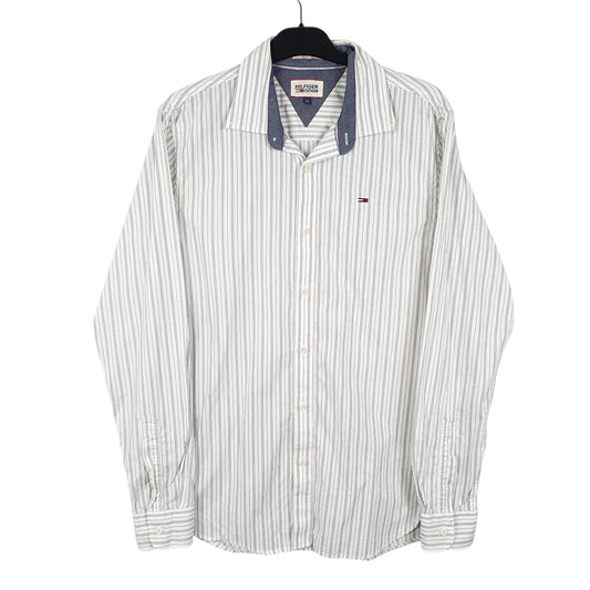 Mens White Tommy Hilfiger  Long Sleeve Shirt