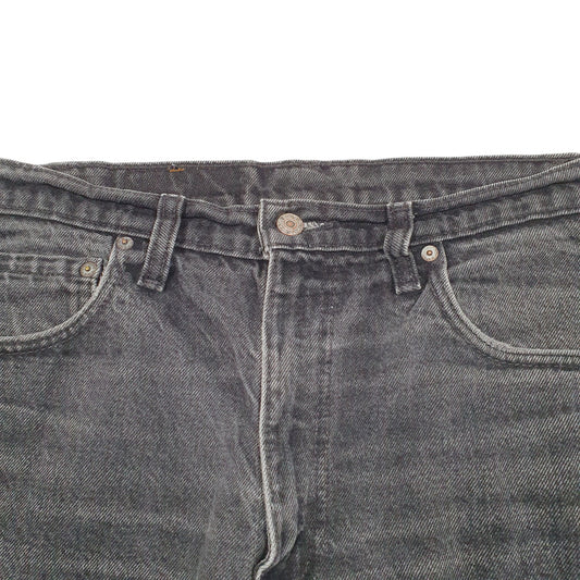 Mens Black Levis Vintage 90s Made In Canada 550 JeansW33 L32
