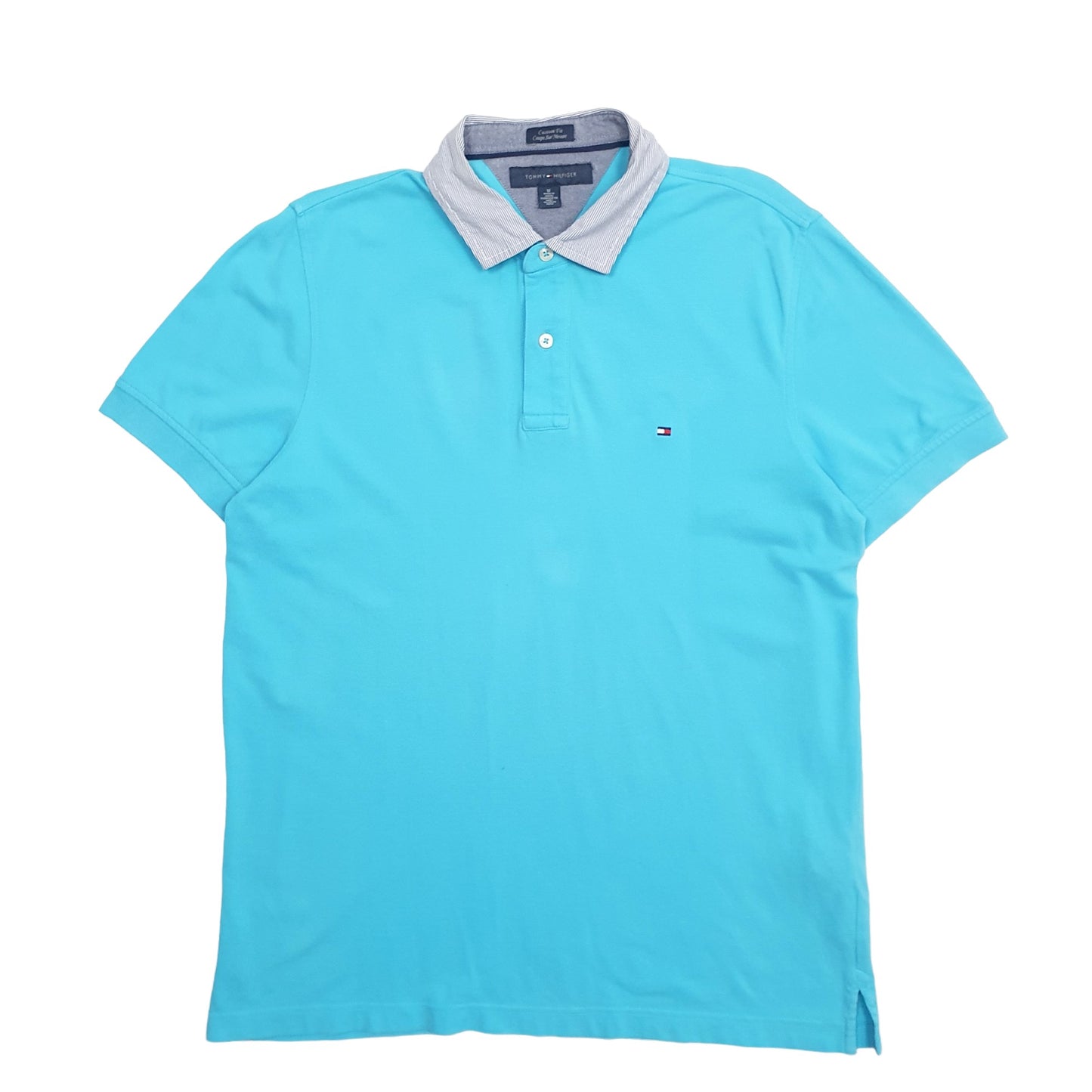 Mens Blue Tommy Hilfiger  Short Sleeve Polo Shirt