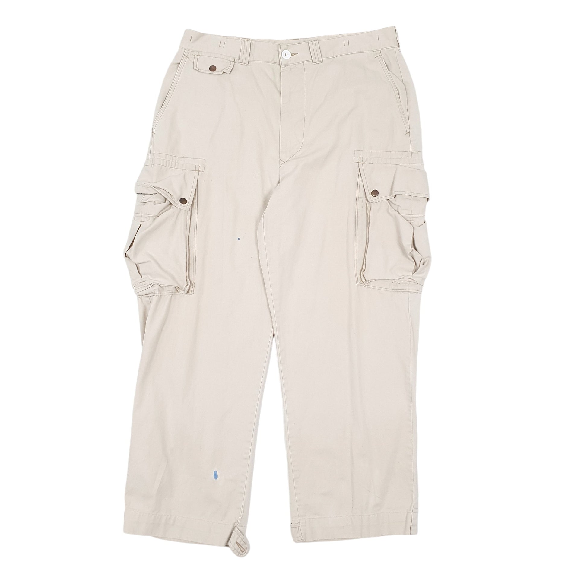 Mens Cream Polo Ralph Lauren Chinos Cargo Trousers