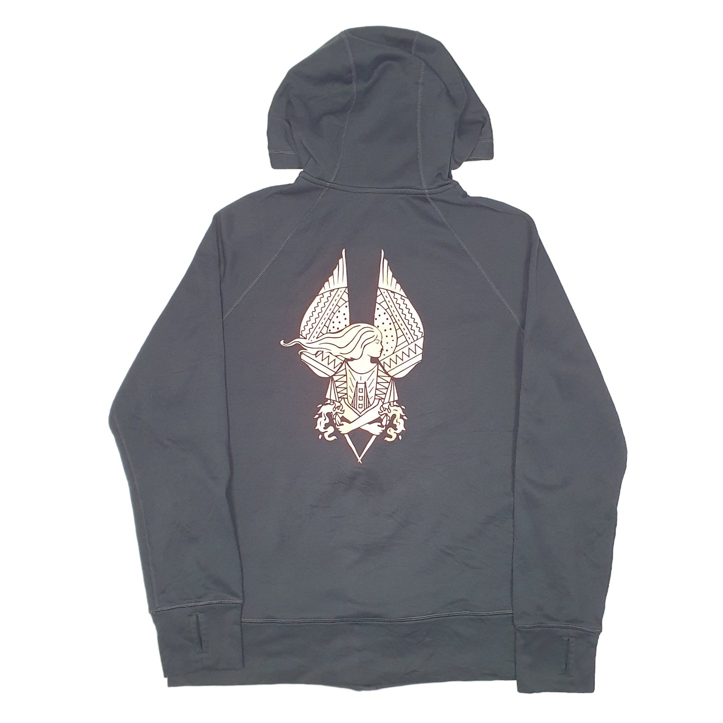 Womens Black Nike Womens San Francisco Half Marathon 2014 Active Therma fit Full Zip Jumper