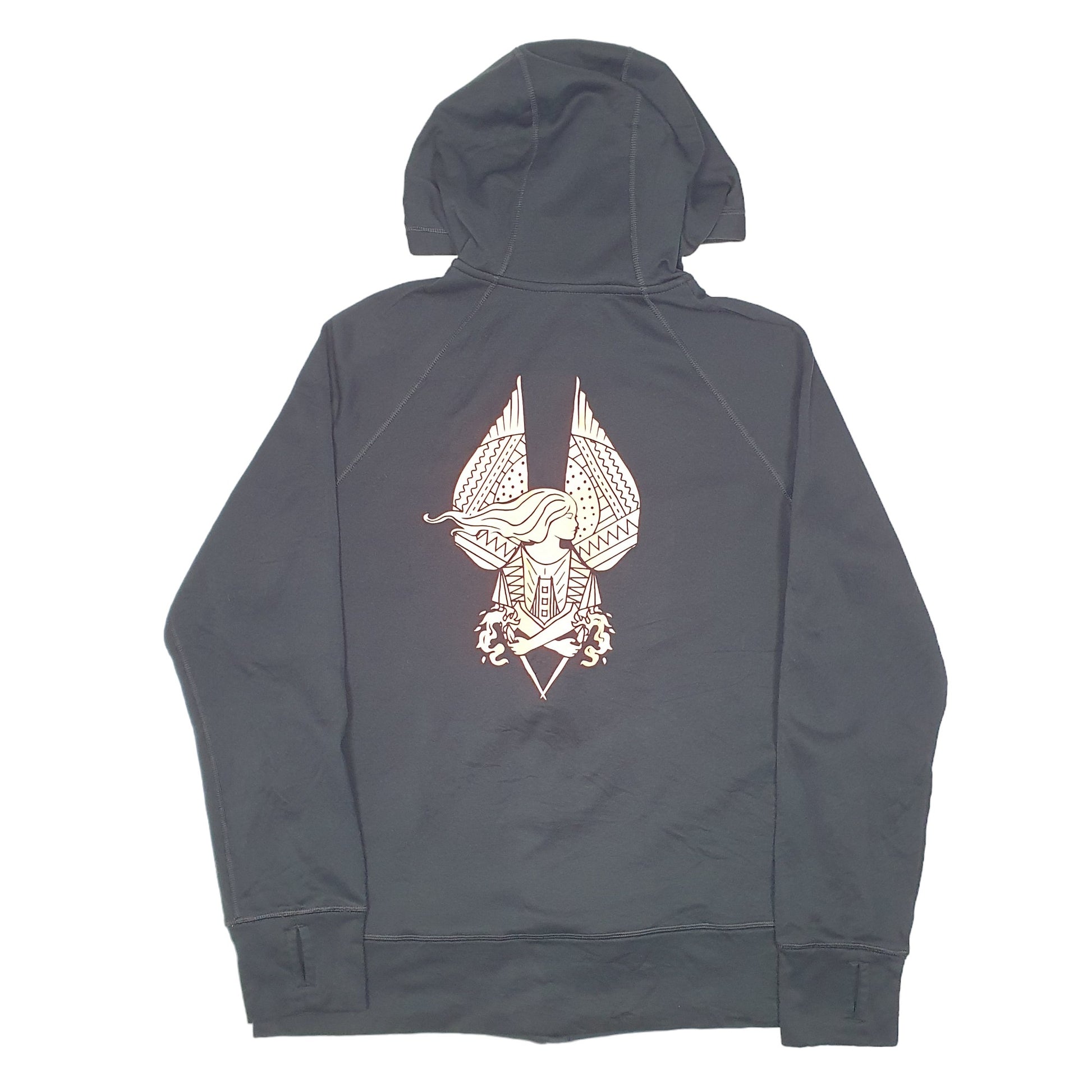 Womens Black Nike Womens San Francisco Half Marathon 2014 Active Therma fit Full Zip Jumper