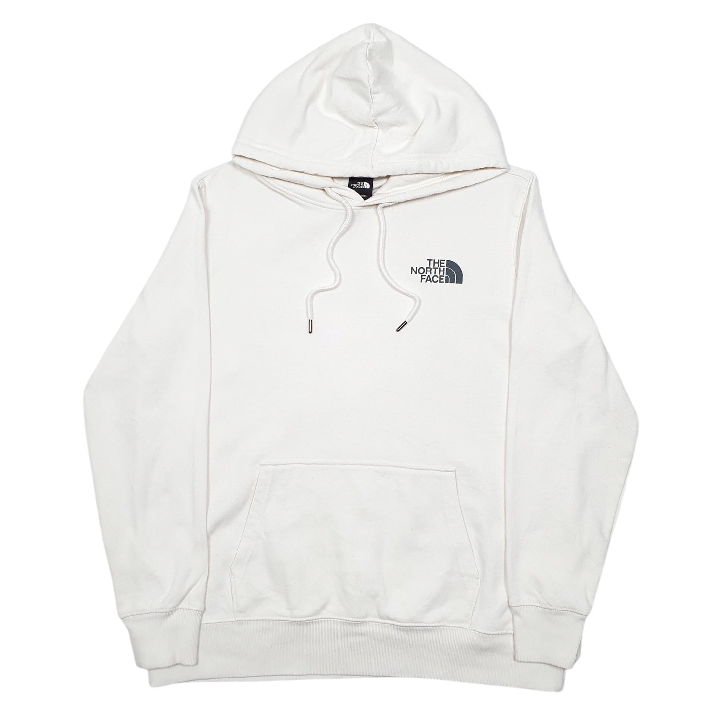 Womens Cream The North Face Spellout Hoodie Jumper