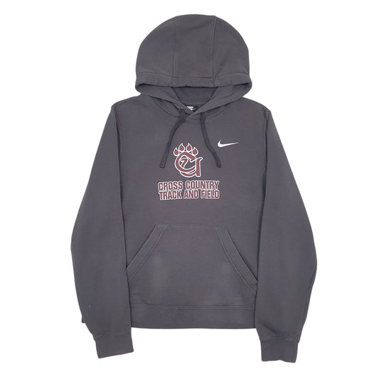 Womens Grey Nike Cross Country Track and Field Hoodie Jumper
