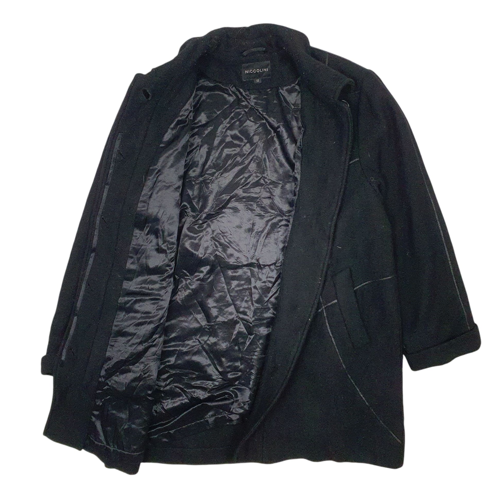 Womens Black Niccolini   Coat