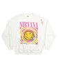 Mens White H&M Nirvana Spellout Crewneck Jumper