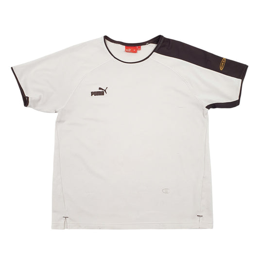 Womens Cream Puma Vintage Short Sleeve T Shirt