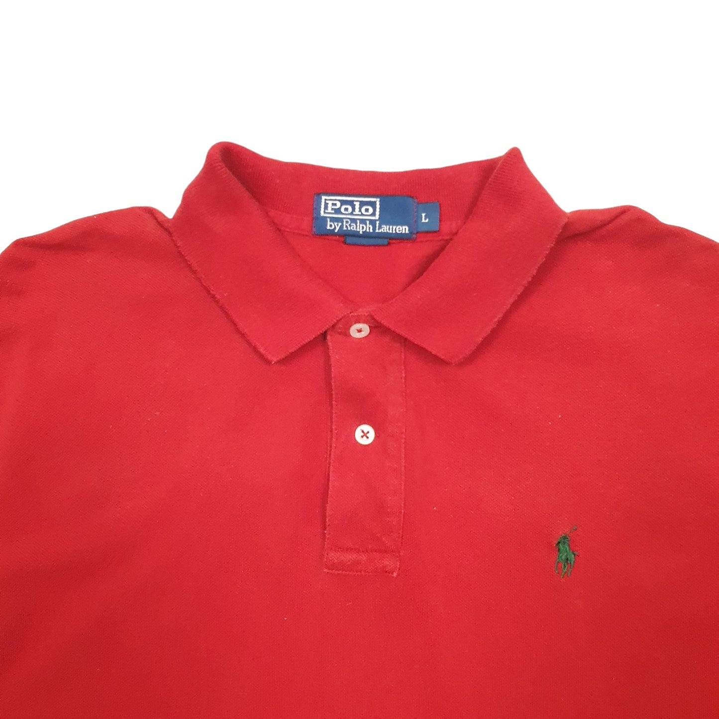 Mens Red Polo Ralph Lauren  Short Sleeve Polo Shirt