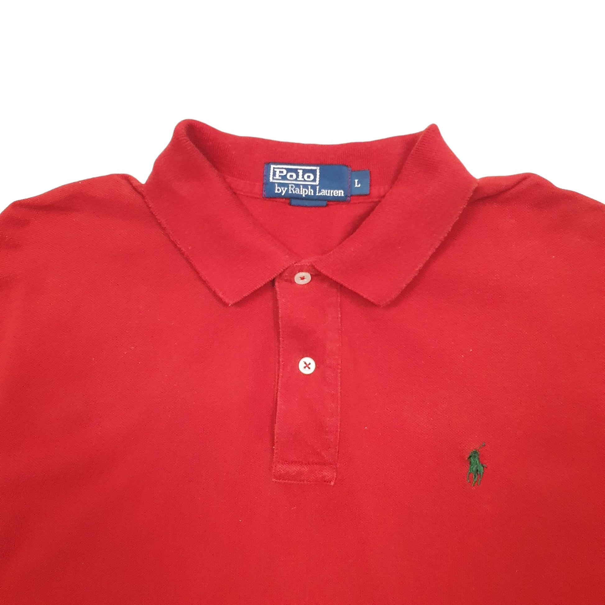 Mens Red Polo Ralph Lauren  Short Sleeve Polo Shirt