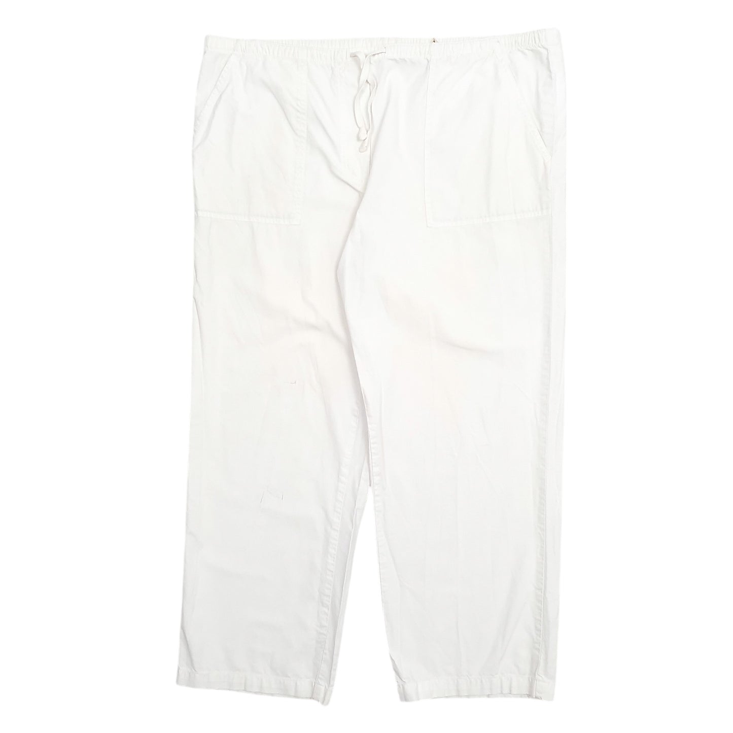 Womens White L.L.Bean  Chino Trousers