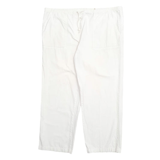 Womens White L.L.Bean  Chino Trousers