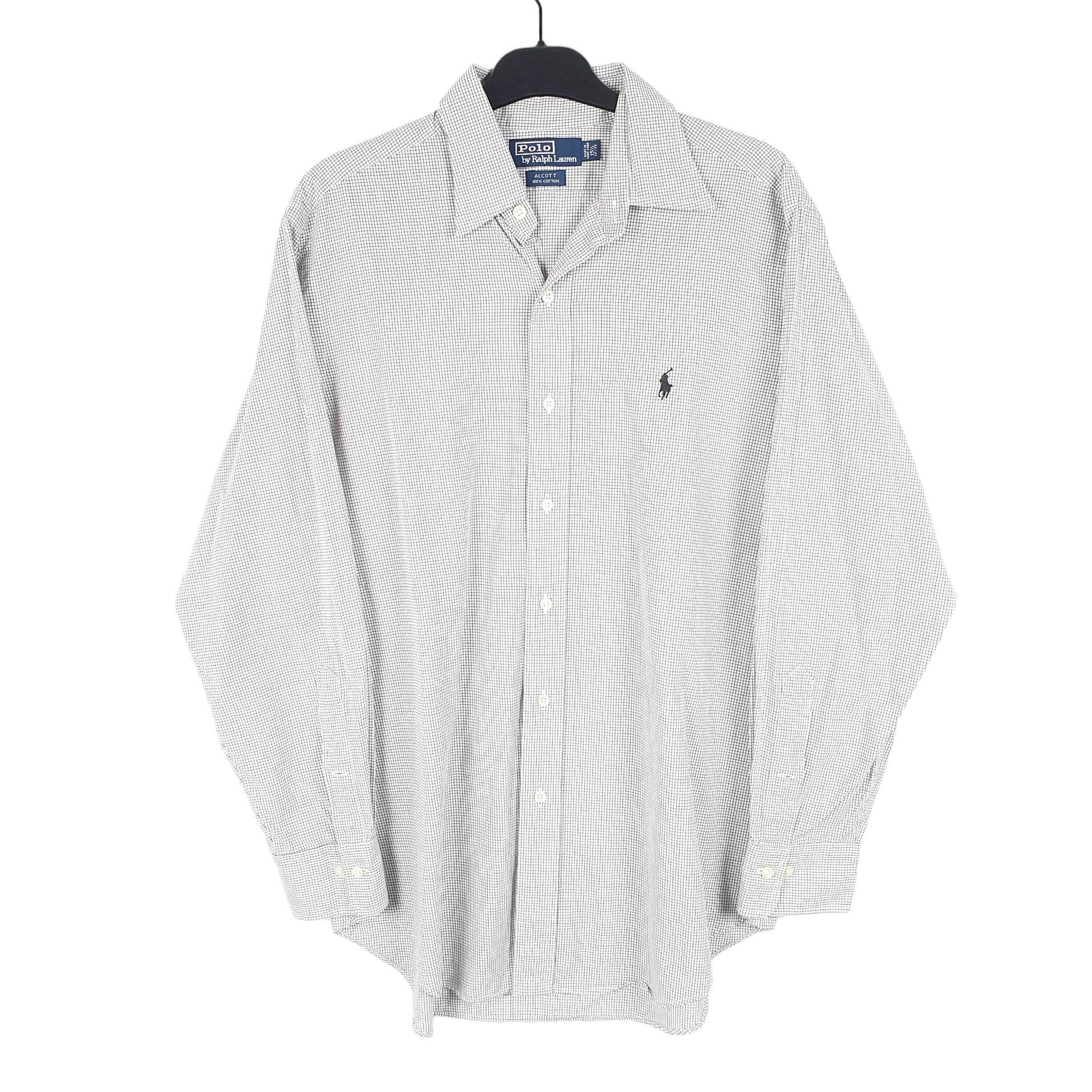 Mens White Polo Ralph Lauren Alcott Long Sleeve Shirt